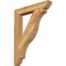 Ekena Millwork Funston Slat Rough Sawn Bracket, Western Red Cedar, 4"W x 28"D x 36"H BKT04X28X36FST06RWR - alternate 1